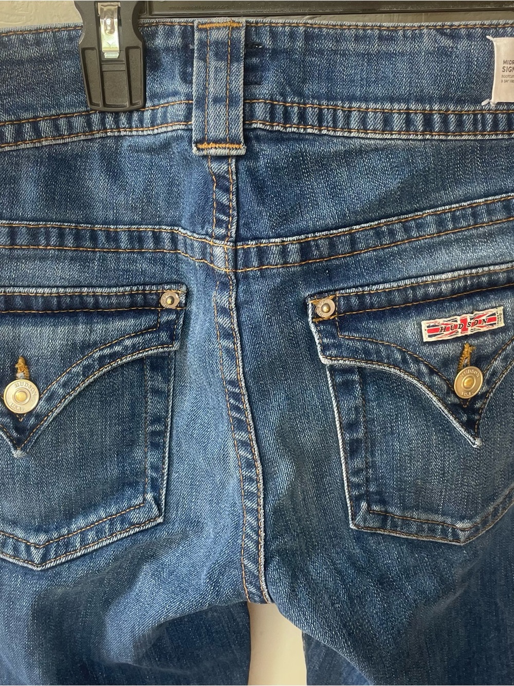 HUDSON Jeans NWT! 189$ midrise*signature bootcut*Tag 30 measured 32x34 - Picture 6 of 13